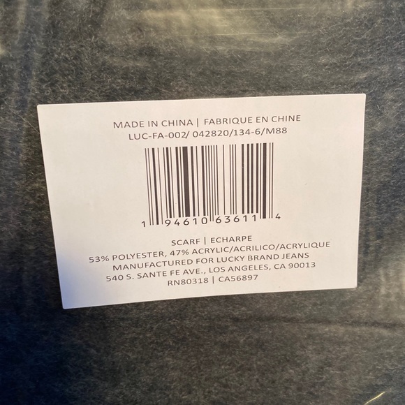 Lucky Brand - Scarf (BRAND NEW WITH TAGS) - Picture 7 of 9